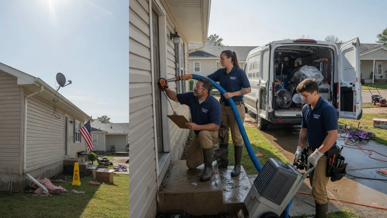 Ceiling Water Damage Restoration in Scranton, ND near me